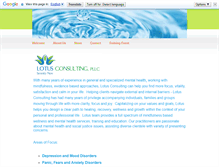 Tablet Screenshot of lotusconsultingpllc.com